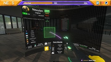 New Customizable Radiant UI dash in Neos VR