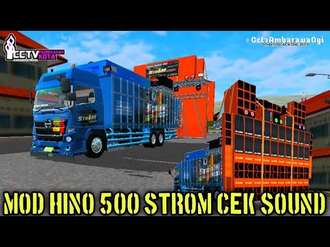 SHARE MOD BUSSID  Truk  Hino 500 NG by HSD edit Strom Sound  