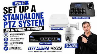 Standalone PTZ Camera System with Joystick Controller | No Internet Required