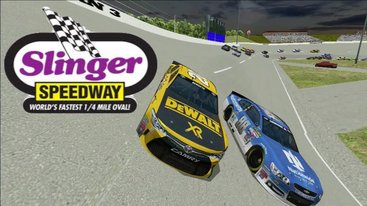 Slinger Speedway on NR2003 (Racing Across America) 12 YouTube