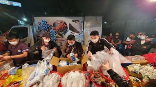 直播0121嘉義趙又廷 海鮮拍賣 海鮮叫賣 星期五嘉義彌陀夜市 Taiwan  seafood auction