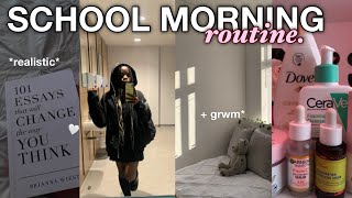 GRWM FOR SCHOOL 2023 ♡ | 5am school morning routine,skincare, grwm, healthy habits etc