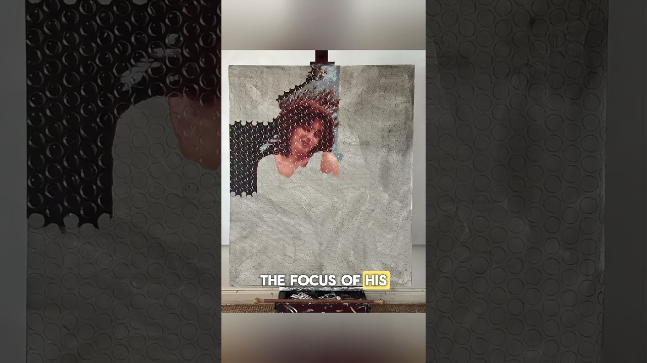 The Lens of Bubble Wrap in Portraiture by Darian Mederos (Credit: darianmederos/ig) 