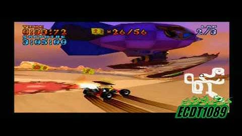 Crash Team Racing [Playthrough] Part 54: Hot Air Skyway (Relic Race)