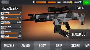 Sniper 3D Assassin Shoot to Kill Gameplay Walkthrough Upgrade Assault Rifles HeavyScarAR to MAXED OU