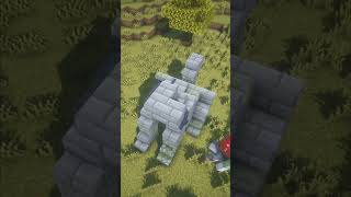 Building a chonky Cat Statue in Minecraft v2! [tutorial + download]