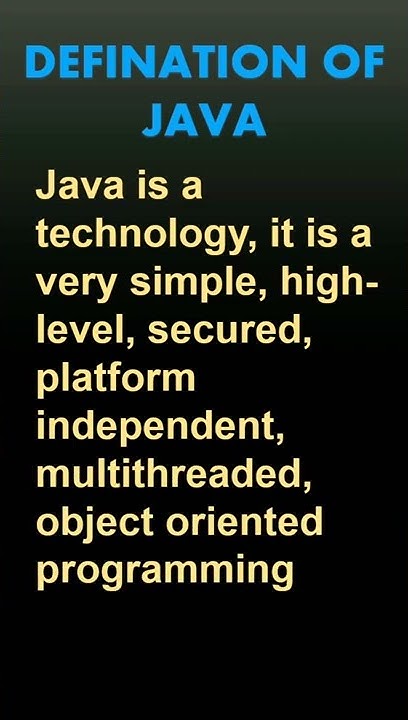 #shorts || What is JAVA? || who was developed Java? || basic Java ...