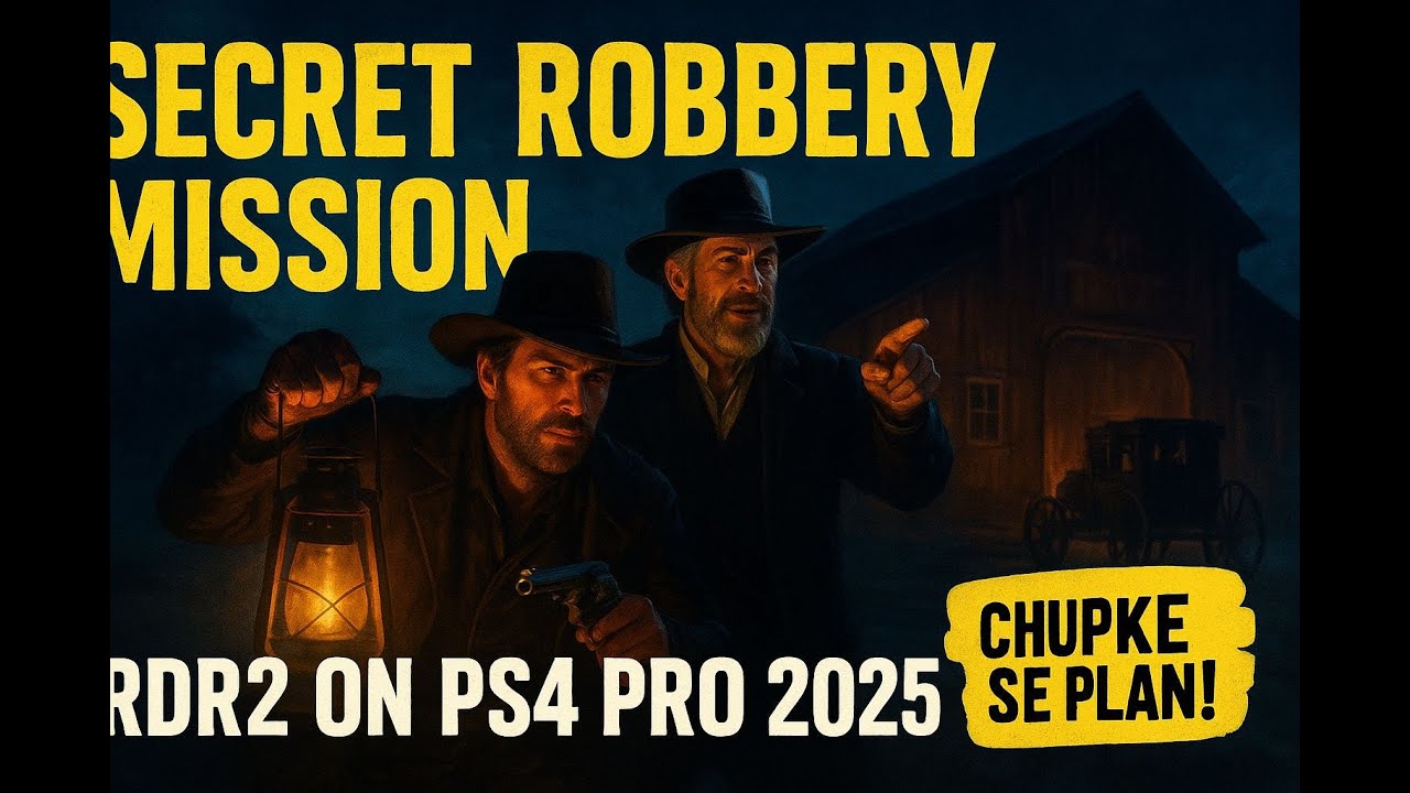 Secret Robbery at Emerald Ranch 🔥 Hosea & Arthur’s Master Plan | RDR2 PS4 Pro in 2025