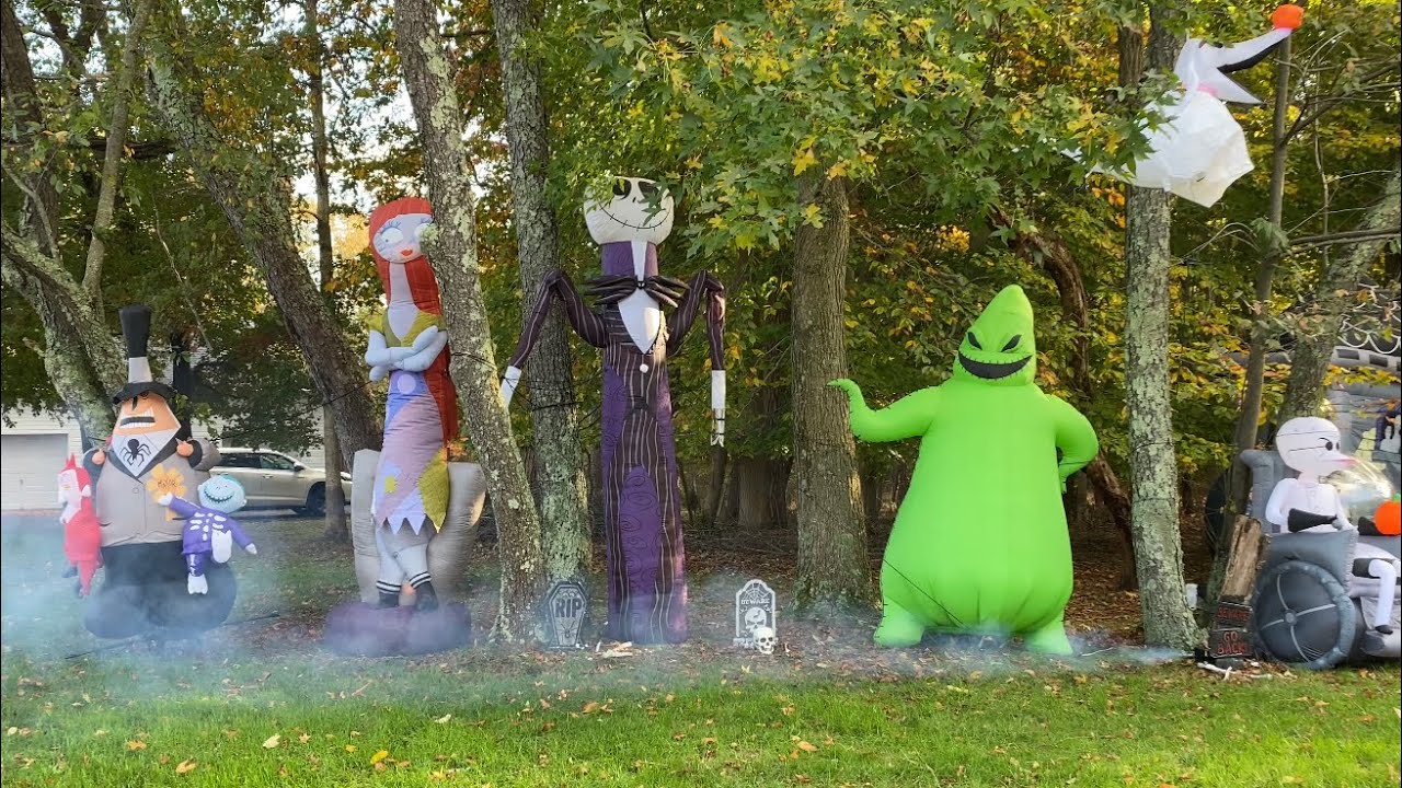 The Official 2021 Halloween Inflatable Display Day & Nighttime YouTube