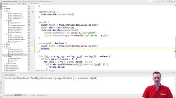 The Advanced Photo Sharing App | S1p68 | Only allow client to save when profile is changed