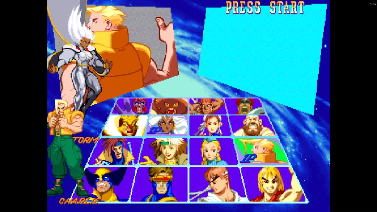 X-Men vs. Street Fighter - Charlie & Storm Duo Battles! ⚡💥