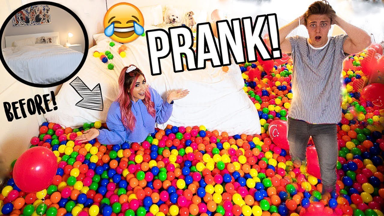 CRAZY BALL PIT PRANK ON BEST FRIEND! YouTube