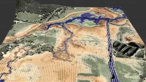 3D Flood Animation With Velocity Vectors