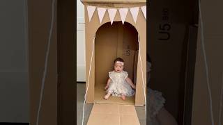 Watch My Husband Make This Cardboard Castle