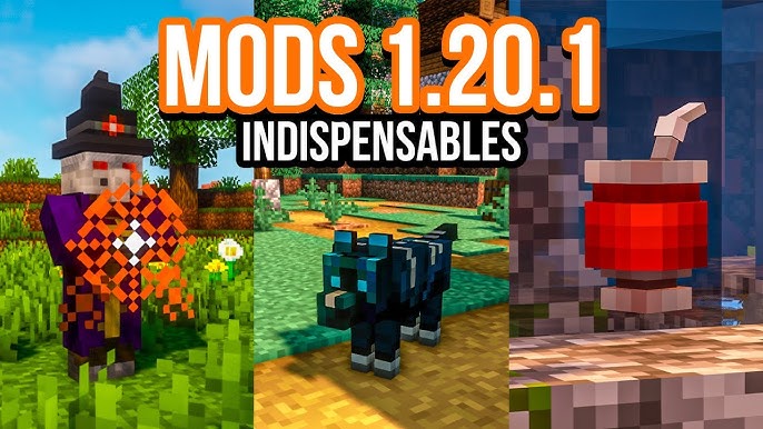 TOP 12 MODS para MINECRAFT 1.19.2/1.20.1 de PLANETA VEGETTA - BiliBili