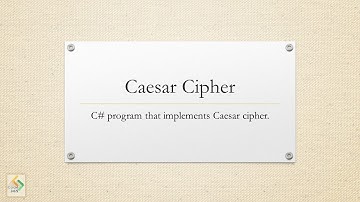 Caesar Cipher C#