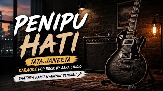 Download Lagu 🎤 Karaoke Penipu Hati - Tata Janeeta | Pop Rock Full Version | Azka Studio