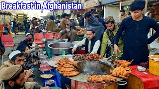 Breakfast in Afghanistan | Morning Food | Street Food | Subha ka Nashta