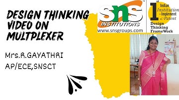 DT VIDEO ON MULTIPLEXER | DIGITAL ELECTRONICS | SNS INSTITUTIONS