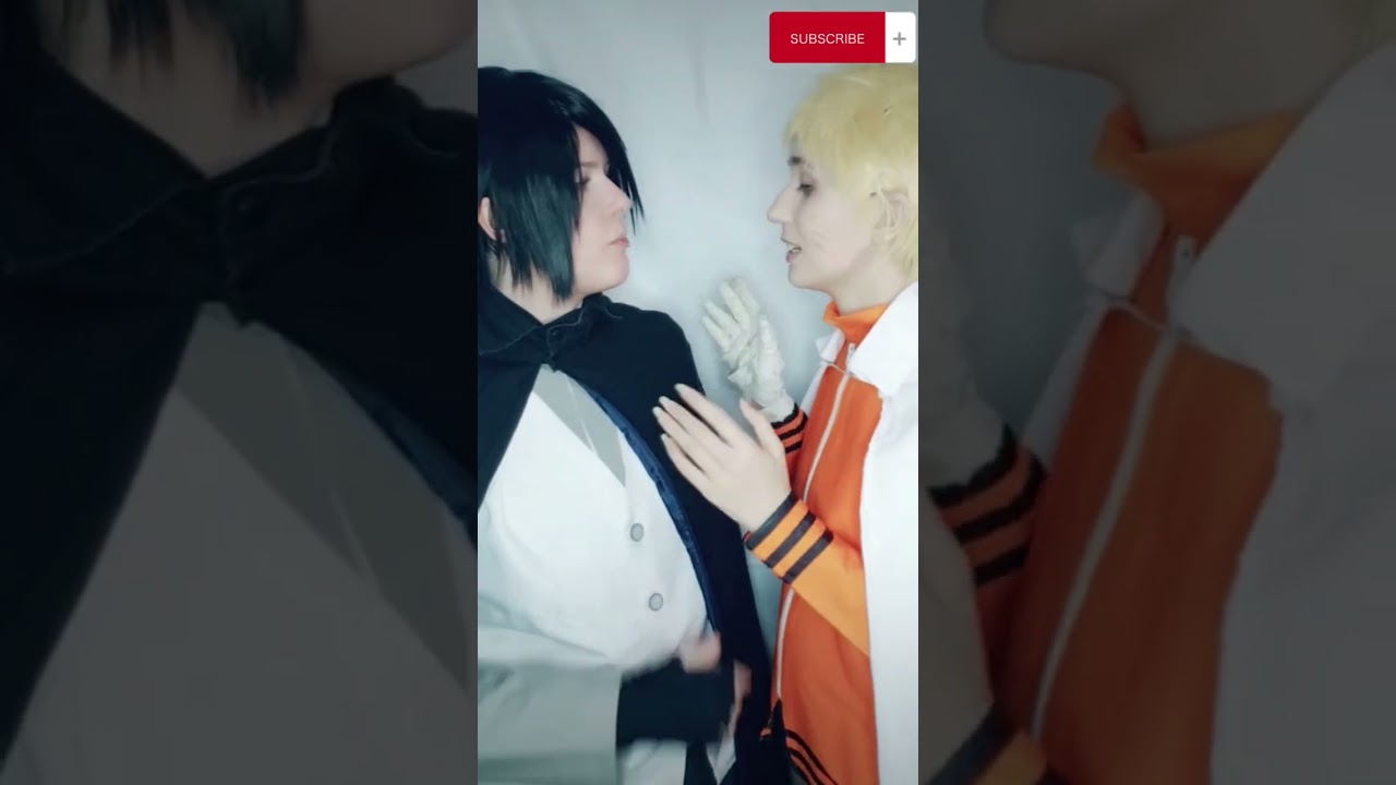 ❤️ Beijinho de boa sorte #cosplay #naruto #boruto #sasunaru #larucosplay #shortssprintbrasil