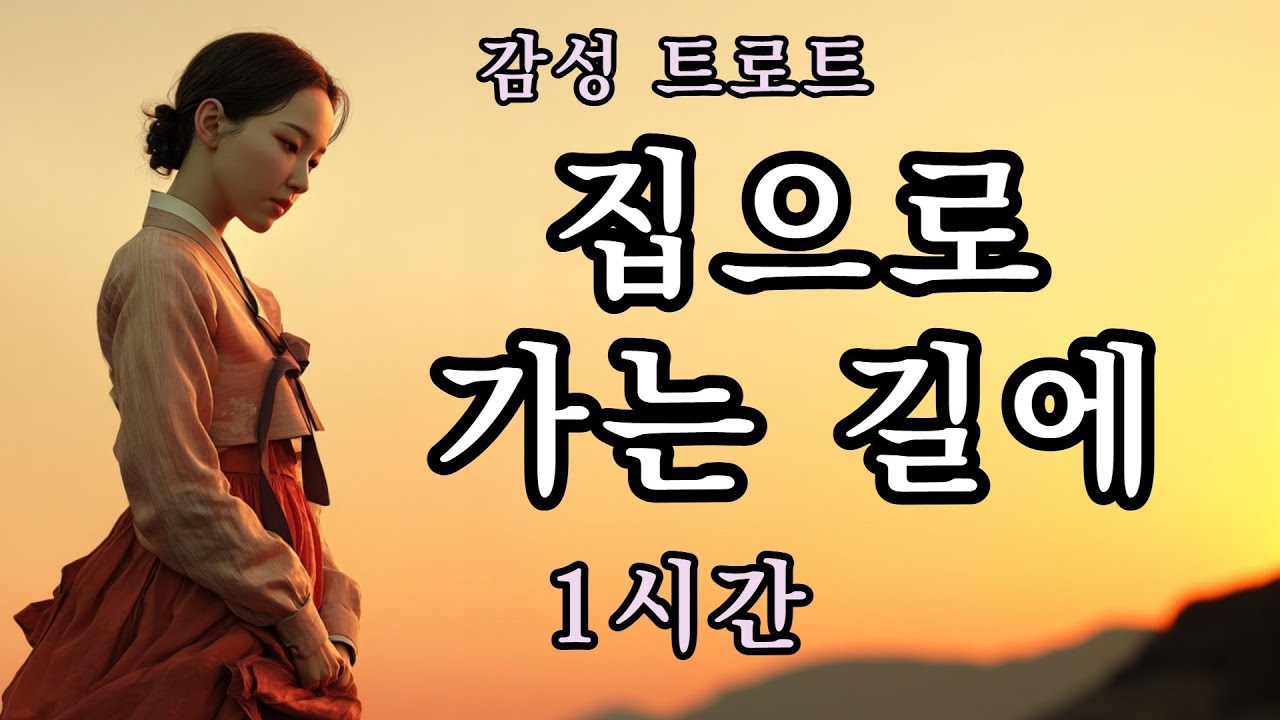 1시간🎵집으로 가는 길에ㅣ애절한 슬픈 트로트 연속듣기 