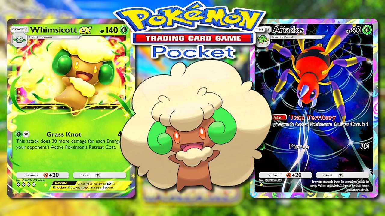 You Cannot Escape Whimsicott! (Pokmon Trading Card Game Pocket Ranked  Matches)