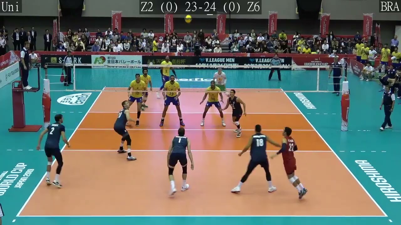 Volleyball USA vs Brazil Amazing FULL Match World Cup