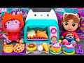 GABBY’S DOLLHOUSE Collection Unboxing ASMR | Gabby's Dollhouse Bakey with Cakey Oven & Kitchen Toy