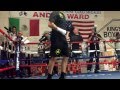 Paul Smith shadow boxing at Kings Boxing Gym #WardSmith