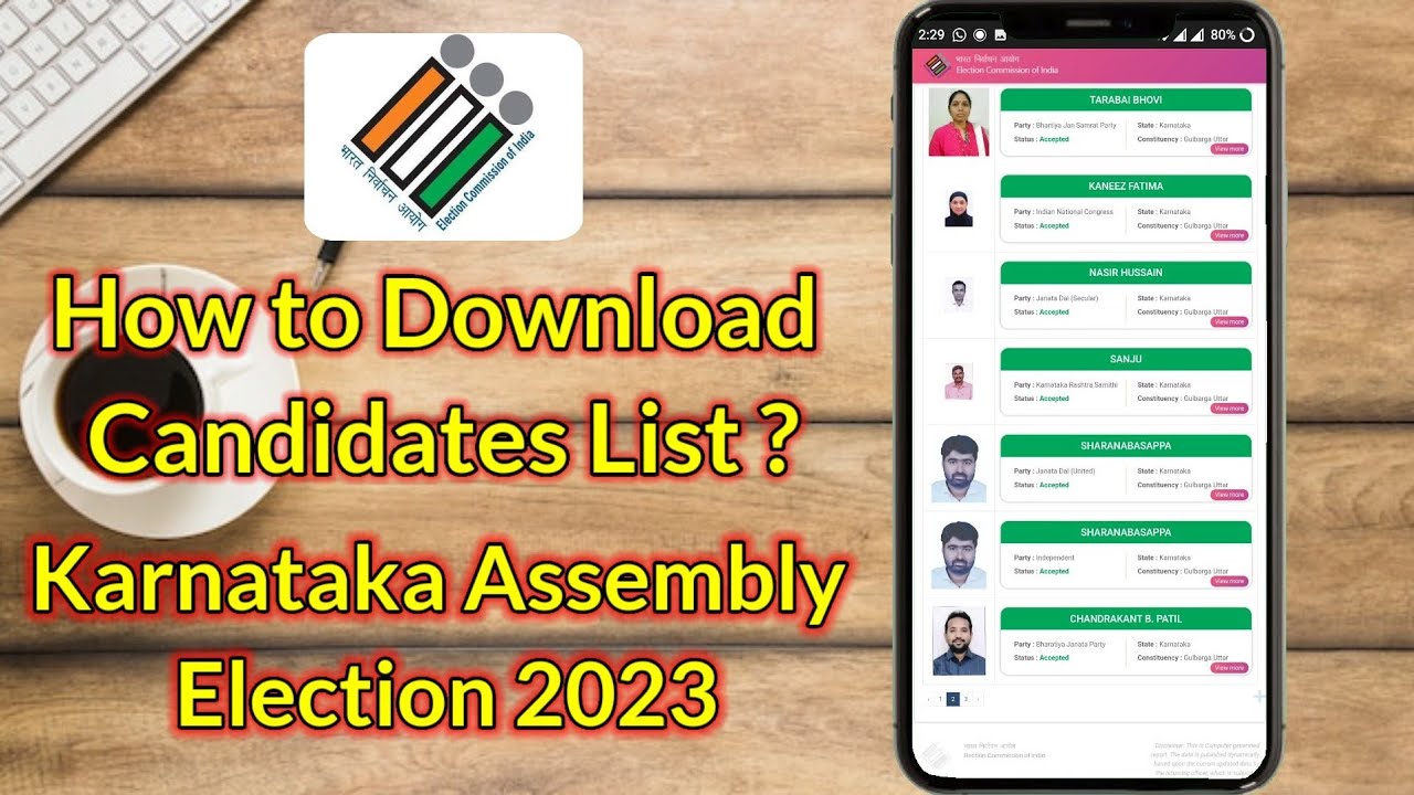 How to Download List of the Candidate Filed Nomination in Assemble Election || by Aj Shaikh