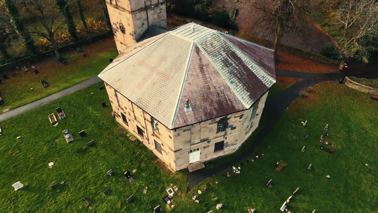 St Leonard's Church Malinslee Telford England (DJI Neo 2)