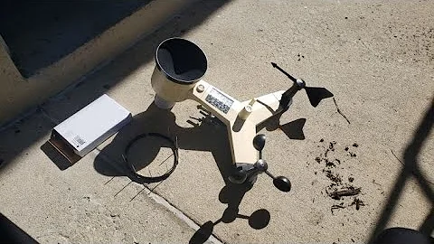 Ambient WH65B weather station service and adding bird spikes