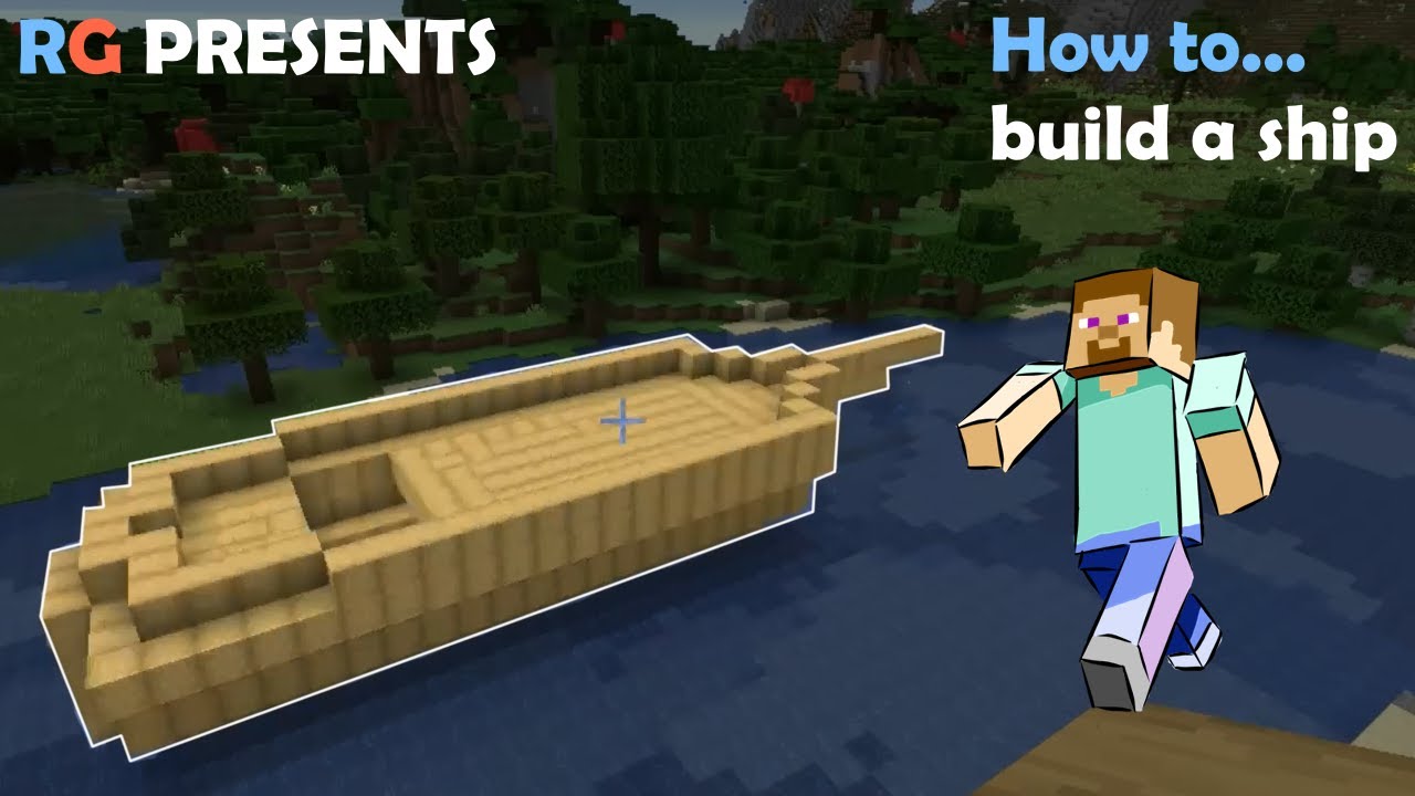 04. HOW TO build a SHIP [Minecraft tutorial] - YouTube