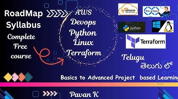 AWS DEVOPS SYLLABUS ROADMAP | AWS DEVOPS  PYTHON  LINUX  TERRAFORM TERRAGRUNT KUBERNETES in Telugu