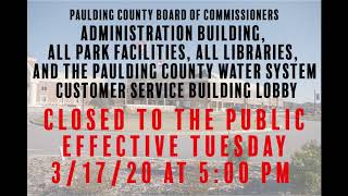 Paulding County Government Services Update