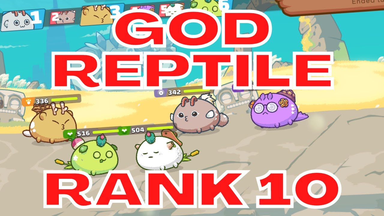 Rank 10 2911 MMR Plant Arco Mech God Reptile Reflectile | Season 21 | Axie Infinity