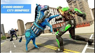 Zebra Robot Car Game: Car Transform Robot Games Android Gameplay screenshot 5