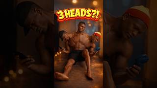 He Has 3 Heads But Look Closer