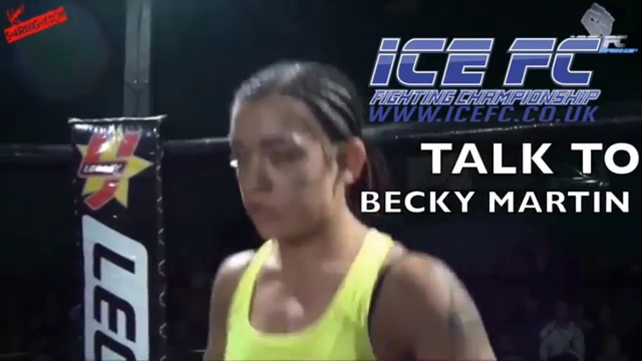 ICE FC interview Female champ Becky Martin