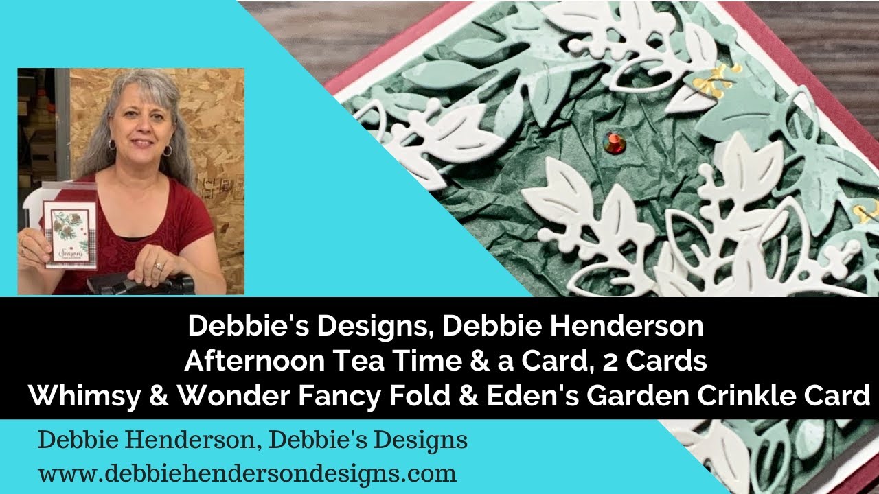 Fancy Card Fold with Stampin' Up! Whimsy and Wonder & Eden's Garden ...