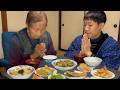 🇯🇵Dinner with My Japanese Grandma (94) | Living in the Countryside Alone