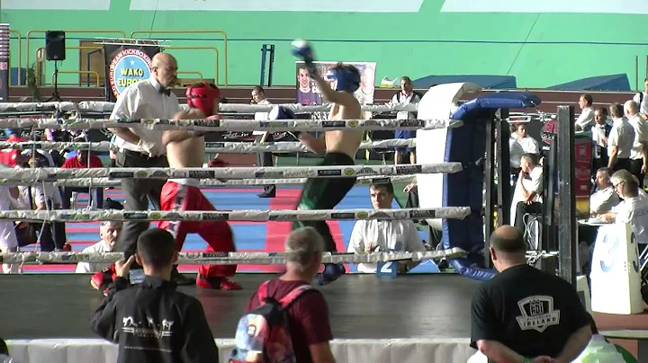 Andrei Shubin RUS v John Fetherston IRL WAKO Europ...