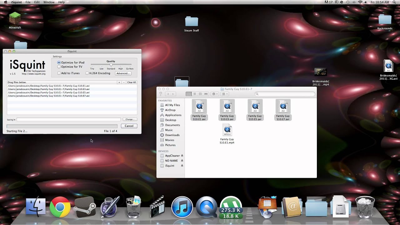 How to put a movie/ tv show onto a ipod, iphone YouTube