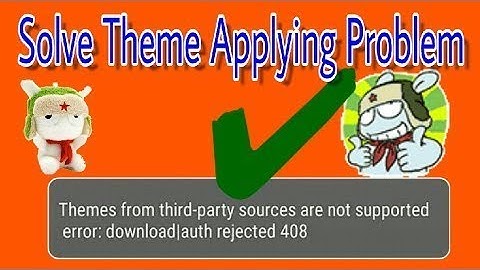 "themes from third party sources not supported"
