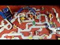 Giant hot wheels world layout collection with super electronic garage mcdonalds car wash hotel