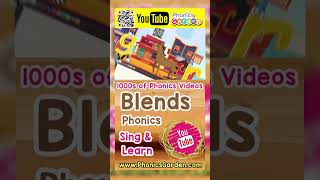 GR | Blue Grass | Blends | Phonics Garden
