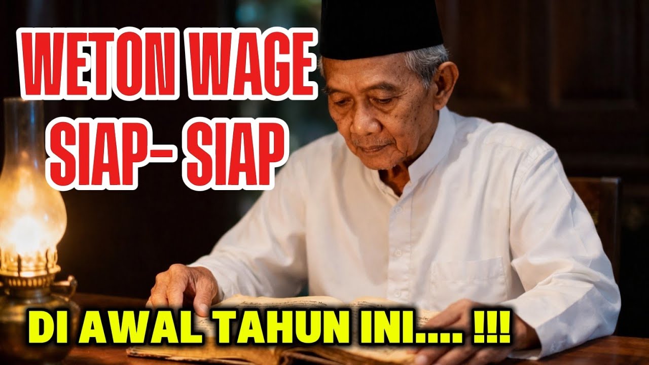 WETON WAGE HATI-HATI! Awal Tahun Ini Takdirmu Berubah Drastis, Banyak yang Kaget