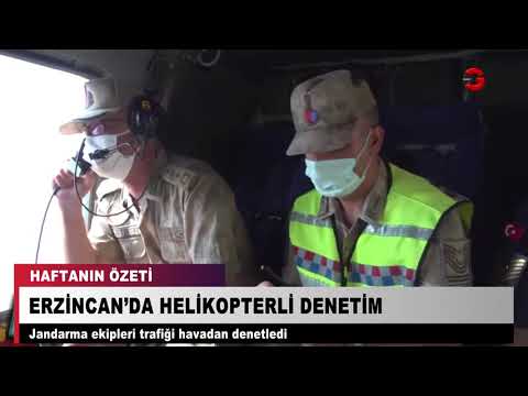 Erzincan'da havadan denetim