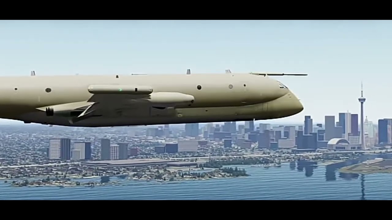 1995 Royal air force nimrod MR2 crash animation - YouTube