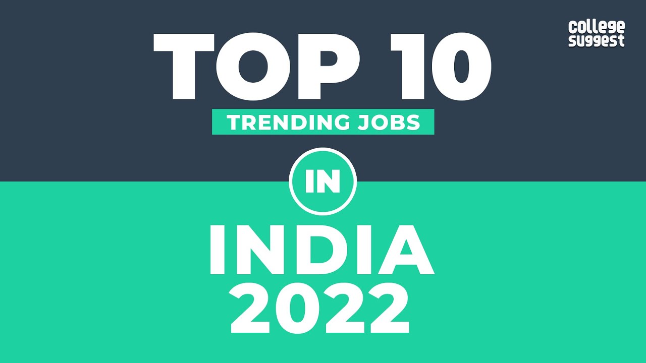 Top 10 Trending Jobs in India 2022 YouTube